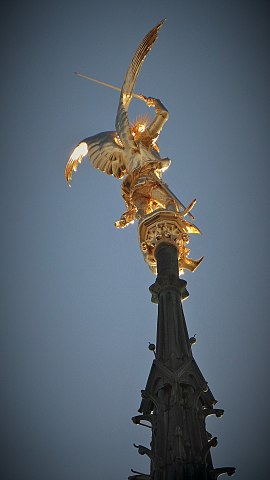 See the Golden Light Statue