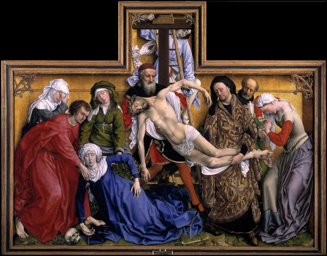 Spanish Arts Museum-The descent from the Cross(Van der Weyden)